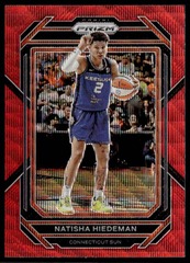 2023 Panini Prizm WNBA Ruby Wave #126 Natisha Hiedeman Connecticut Sun